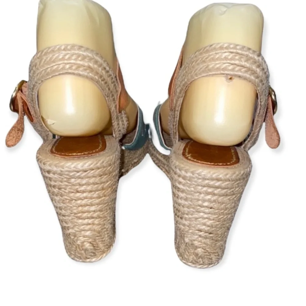 Authentic Antropologie Paloma Barcelo designer espadrilles wedge sandals 8.5